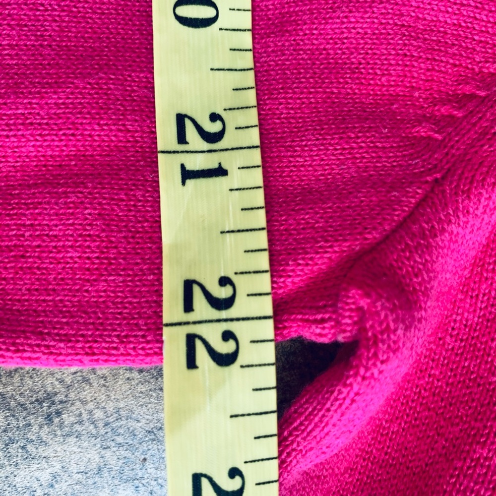 Gorgeous Quacker Factory Tee In Magenta Large W/A… - image 6